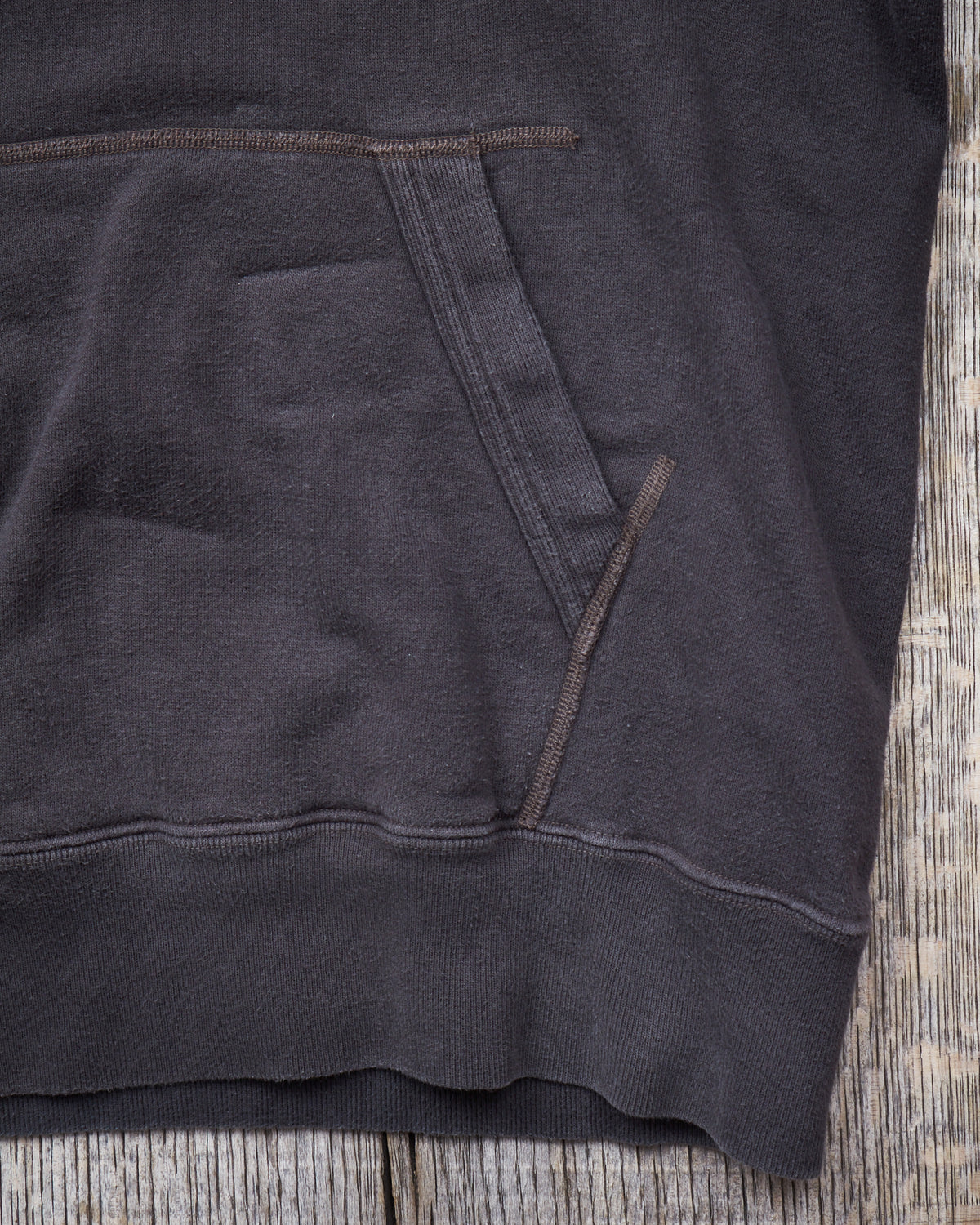 Second Hand Buzz Rickson's Loopwheel Hoodie 4-Needle Black Size S