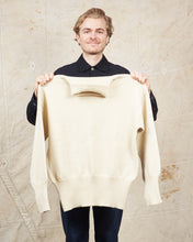 Second Hand North Sea Clothing The Submariner Roll Neck Wool Sweater Ecru Size 46