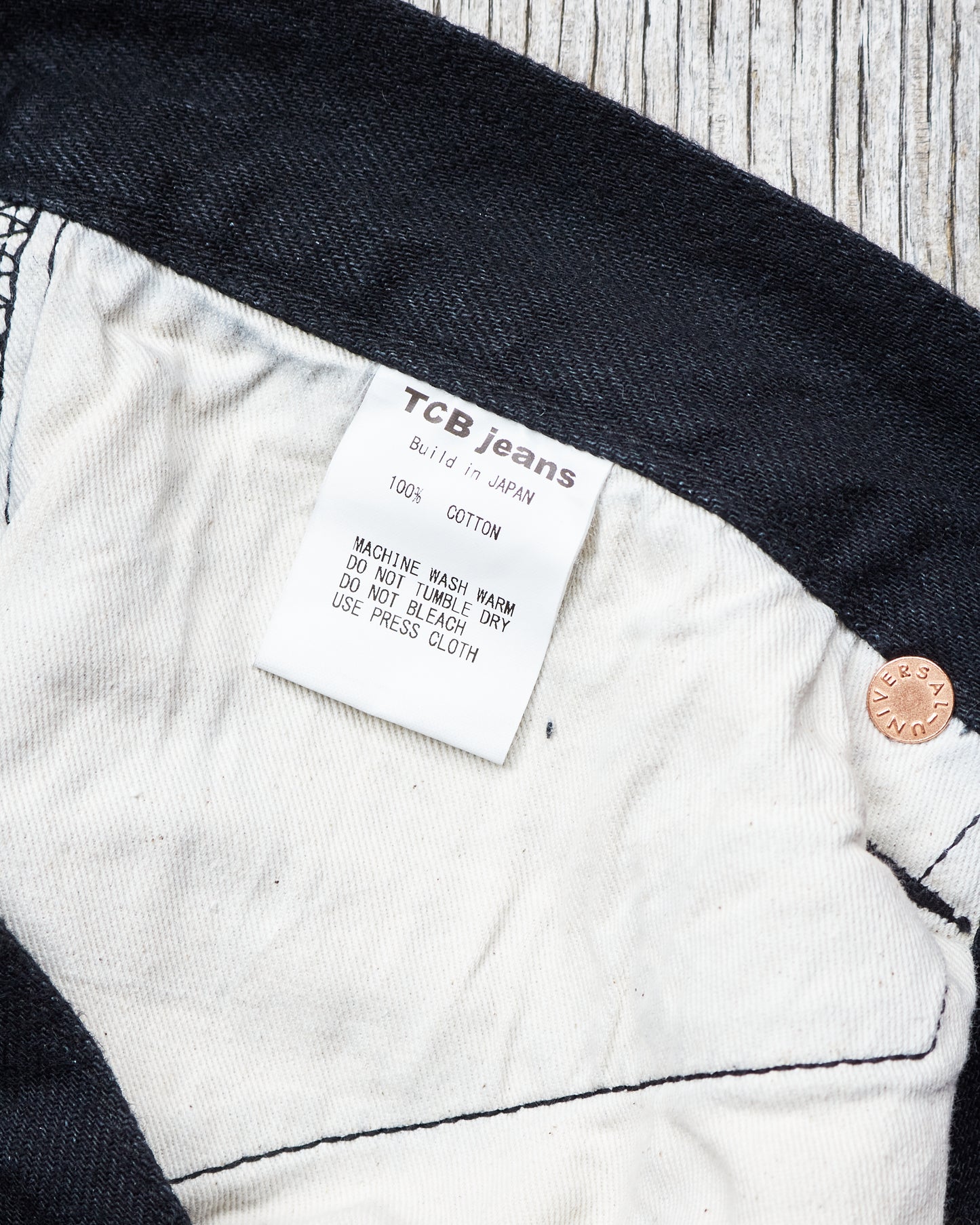 TCB Jeans 30's Black One Wash