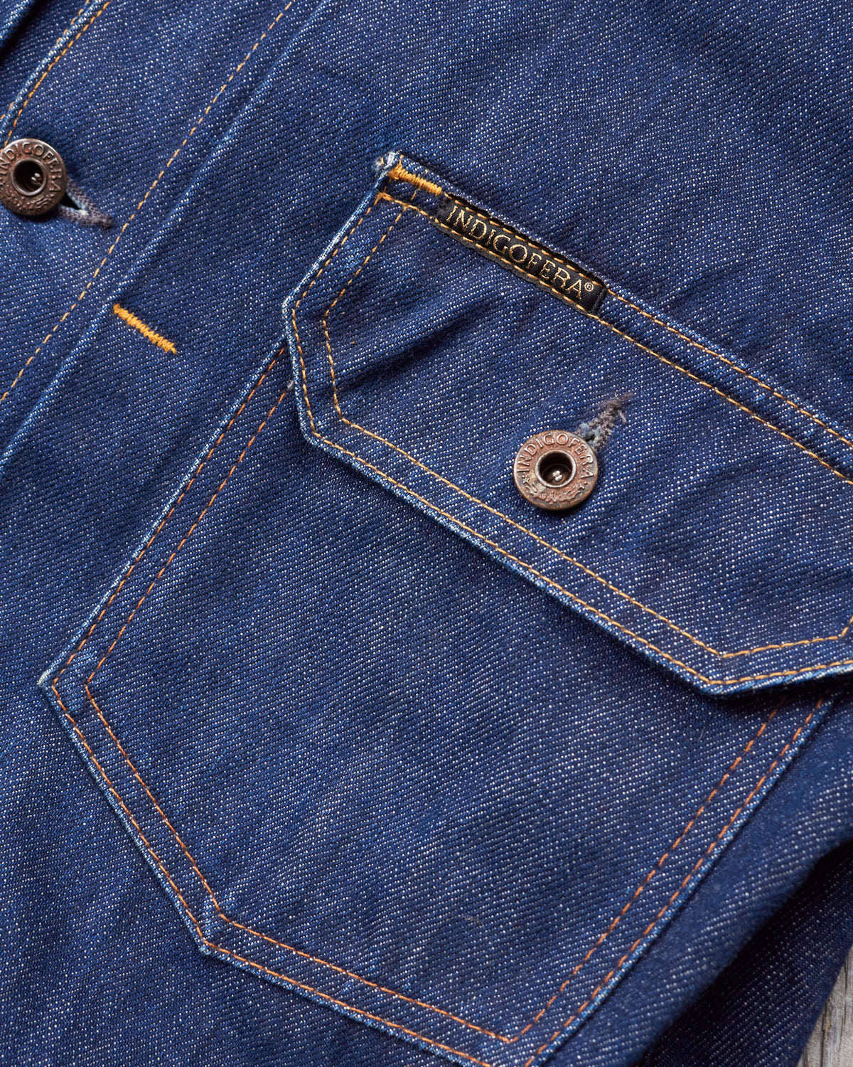 Second Hand Indigofera Grant Denim Jacket Size S