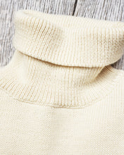 Second Hand North Sea Clothing The Submariner Roll Neck Wool Sweater Ecru Size 46