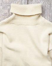 Second Hand North Sea Clothing The Submariner Roll Neck Wool Sweater Ecru Size 46