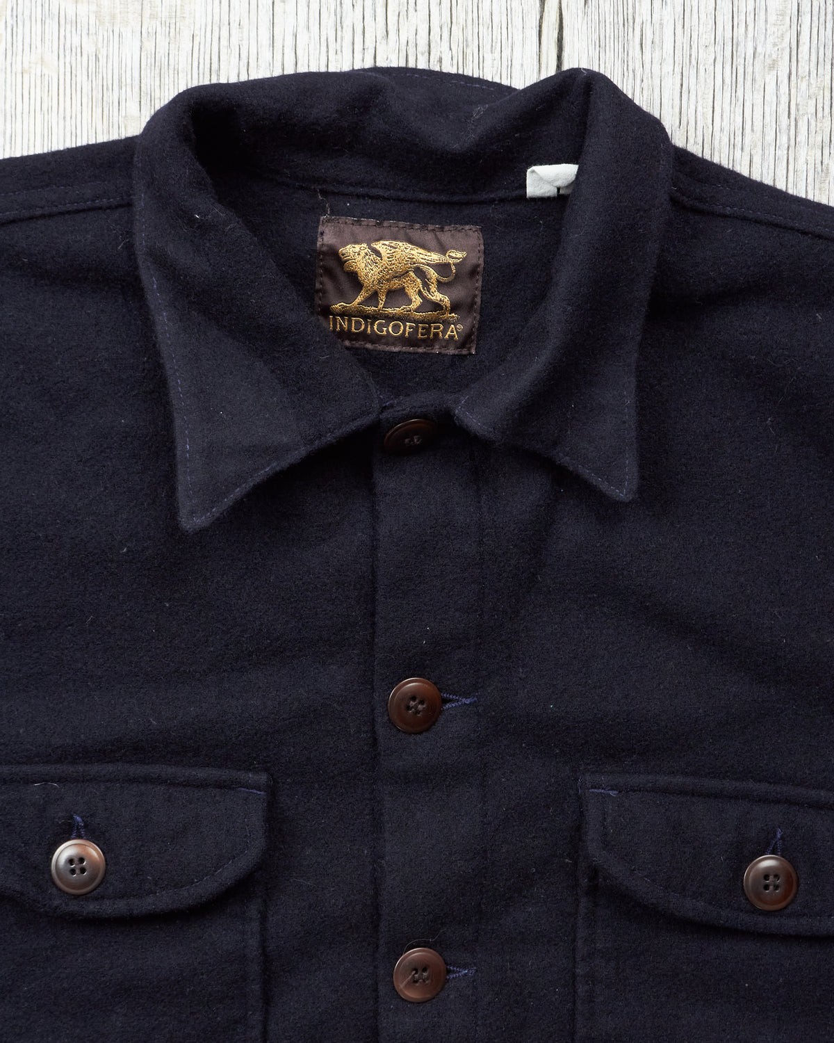 Second Hand Indigofera x Second Sunrise Ro Wool Shirt