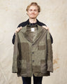 Second Hand Sage de Cret Patchwork Tailored Jacket Khaki L