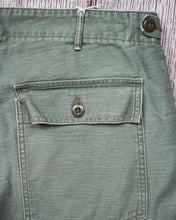 Second Hand OrSlow 5032 Slim Fit Fatigue Pants Green EU XL / JPN 5