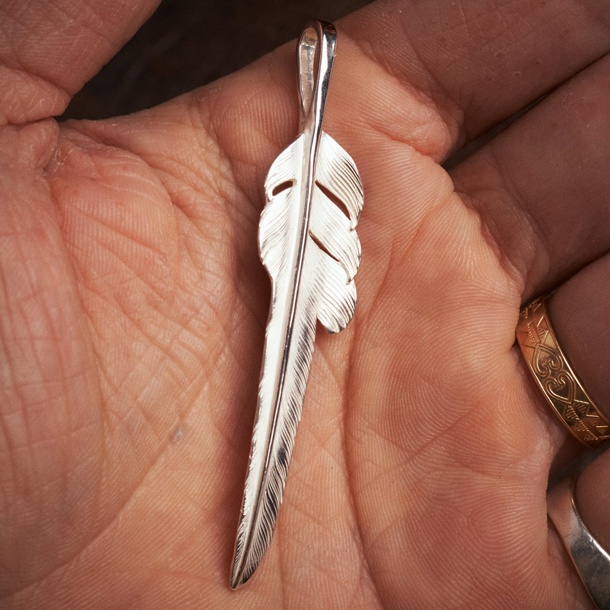 Larry Smith Kazekiri Feather Top (L) EFNL-0030-L
