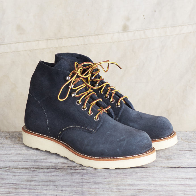 Second Hand Red Wing Red wing 8154 6 inch Classic Round Toe Navy Roughout Beams Edition US 4,5 / EUR 36