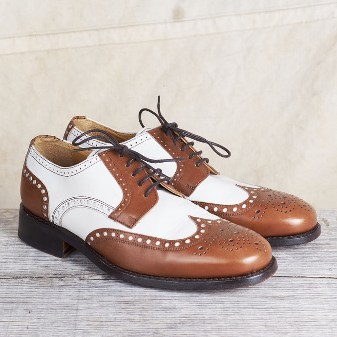 Second Hand Berwick 1707 Two-Tone Derby Shoes EU 41