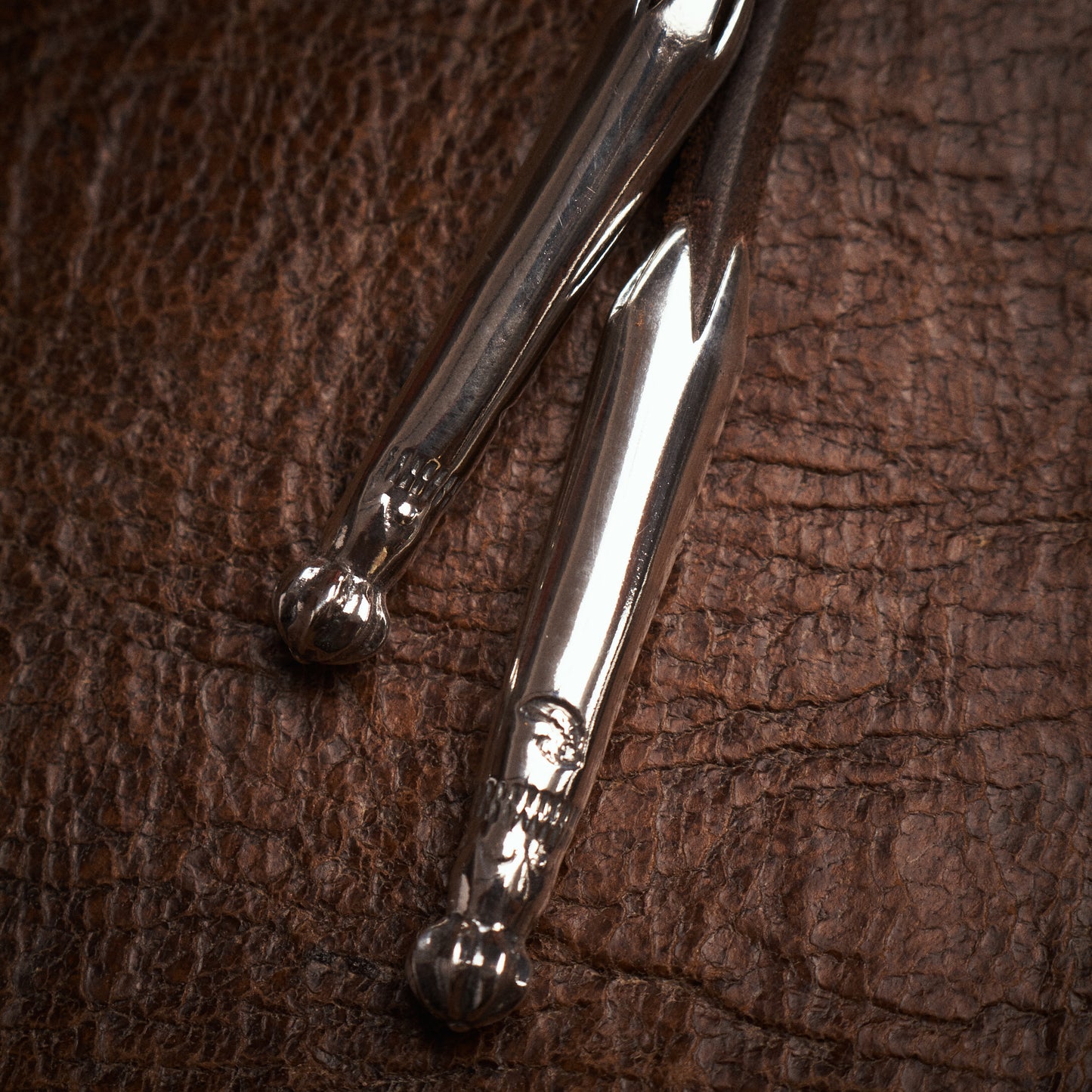 Larry Smith Bolo Tie Star Coin Concha Brown OT-0125