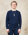 Second hand Merz b. Schwanen Blue Loopwheel Sweatshirt Size 5/M