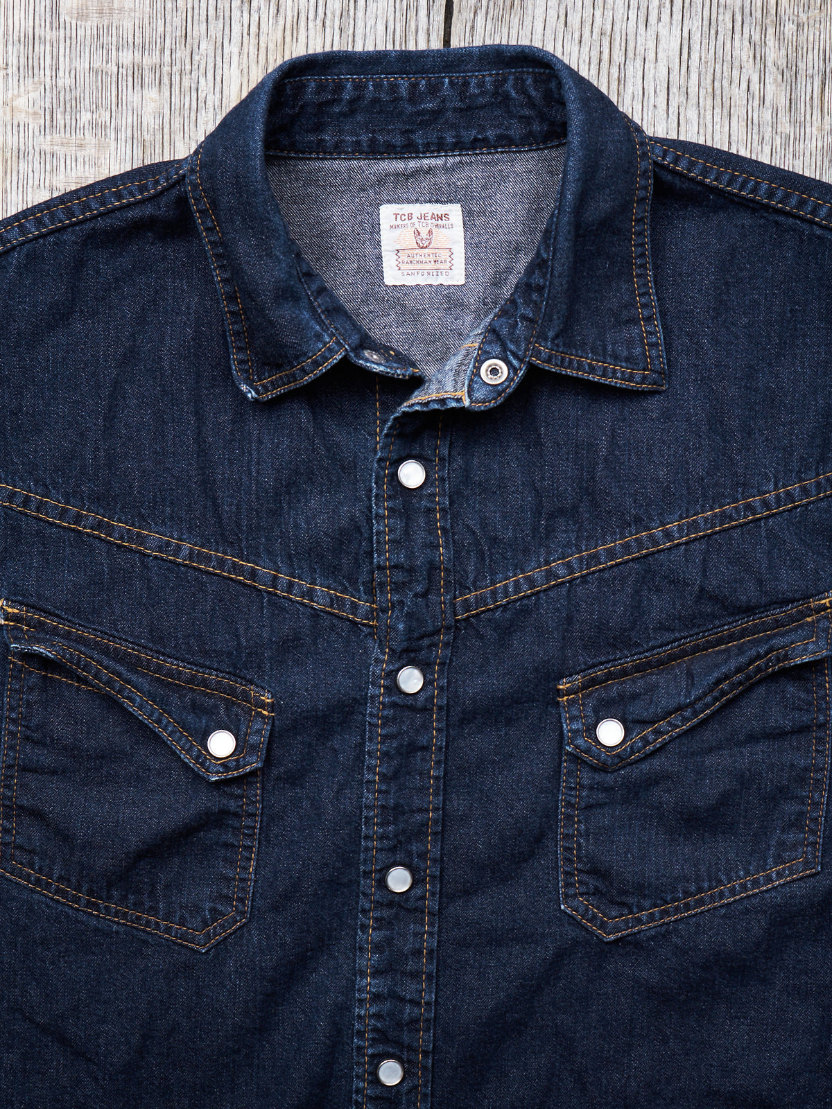 Second hand TCB Jeans Ranchman Denim Shirt Size 40