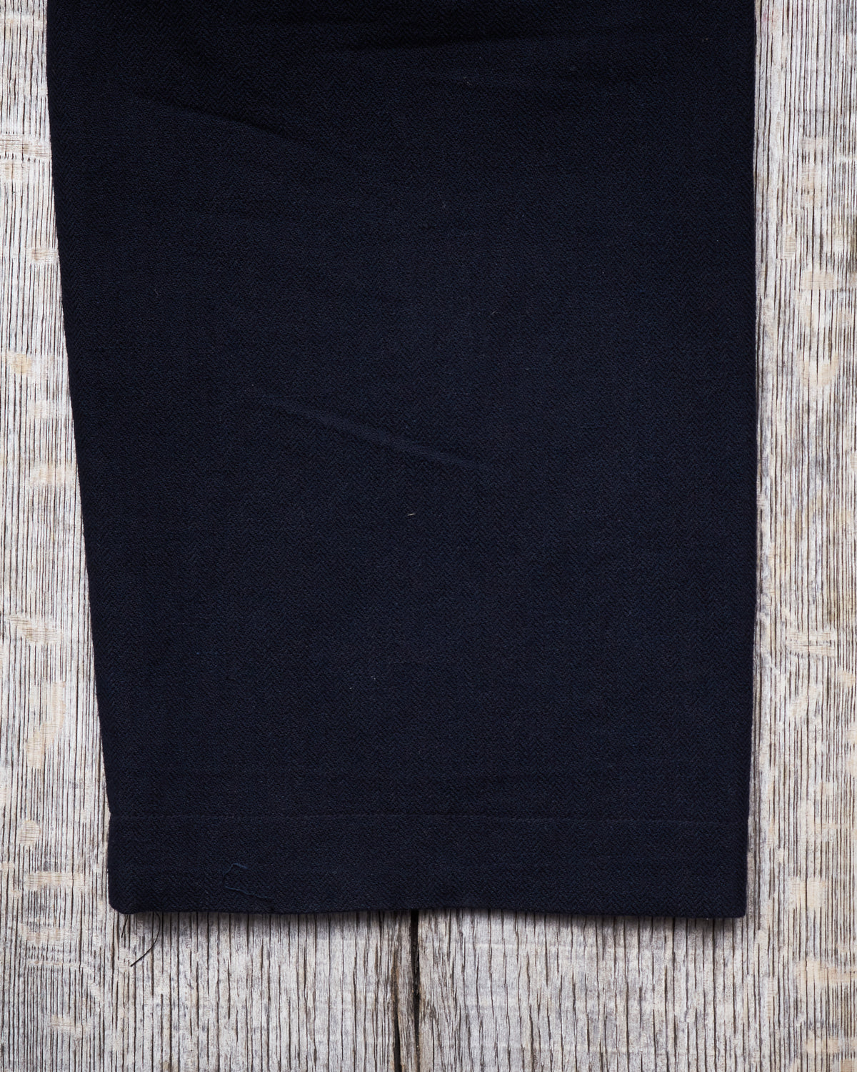 Second Hand Real McCoy's Double Diamond Herringbone Navy Suit 42