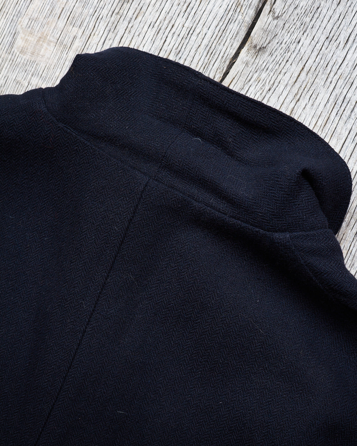 Second Hand Real McCoy's Double Diamond Herringbone Navy Suit 42