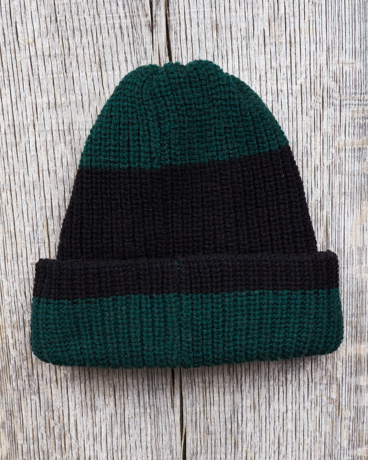 Indigofera Boone Knit Wool Cap Green / Black
