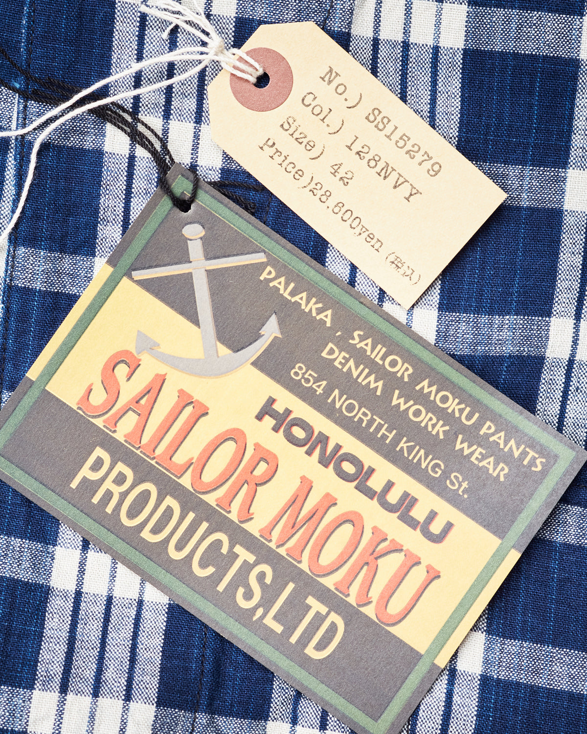 Sun Surf Sailor Moku Products Palaka Check Work Jacket SS15279