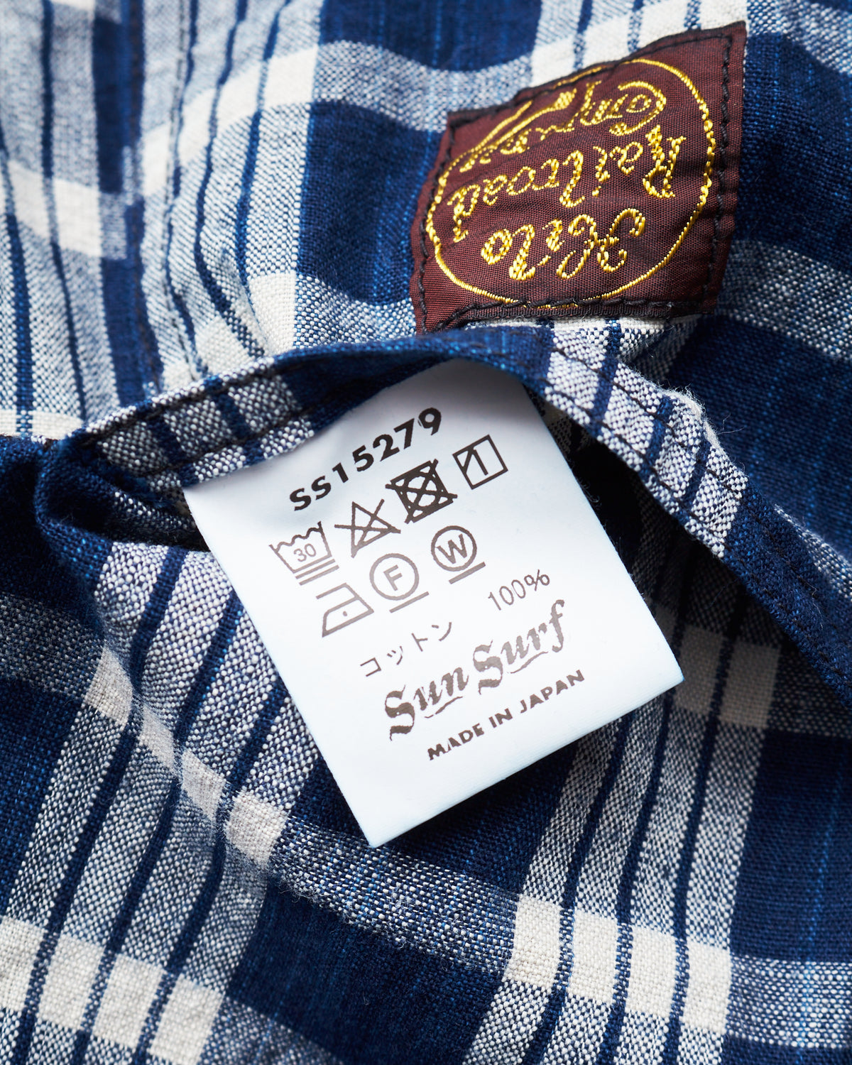 Sun Surf Sailor Moku Products Palaka Check Work Jacket SS15279
