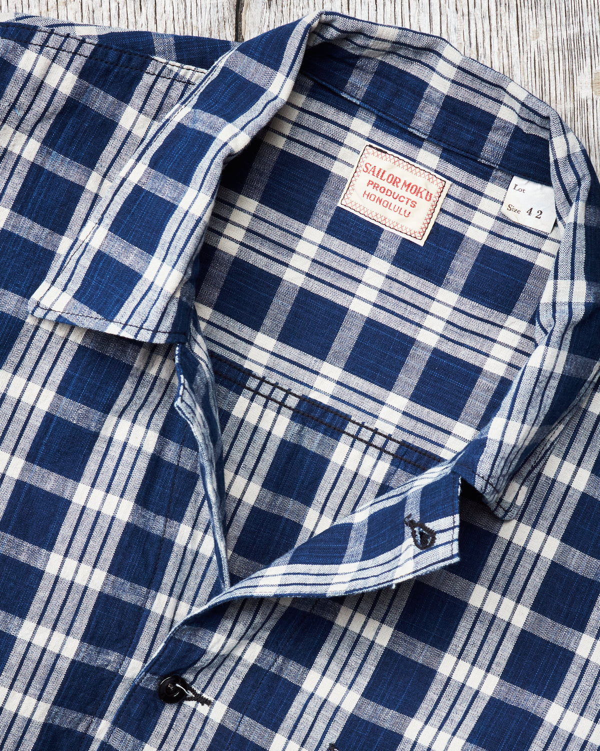 Sun Surf Sailor Moku Products Palaka Check Work Jacket SS15279