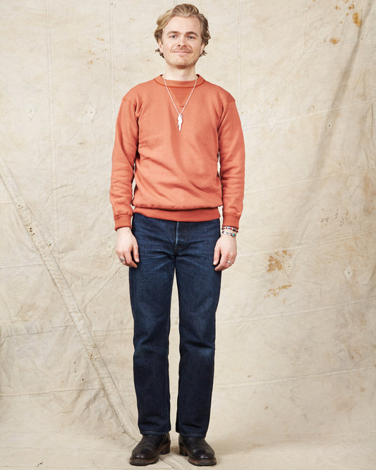 Warehouse & Co Lot. 403 Loop-Wheel Sweatshirt Salmon