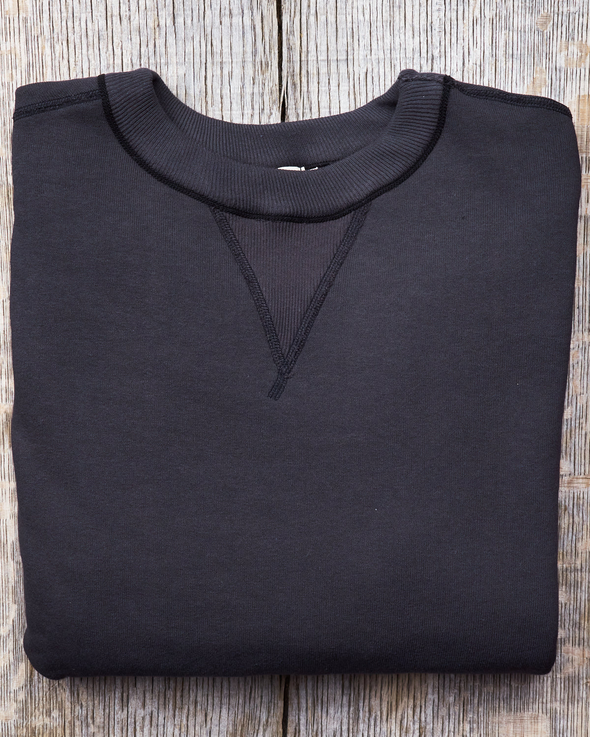 Warehouse & Co Lot. 401 Loop-Wheel Sweatshirt Heather Sumikuro (Black)