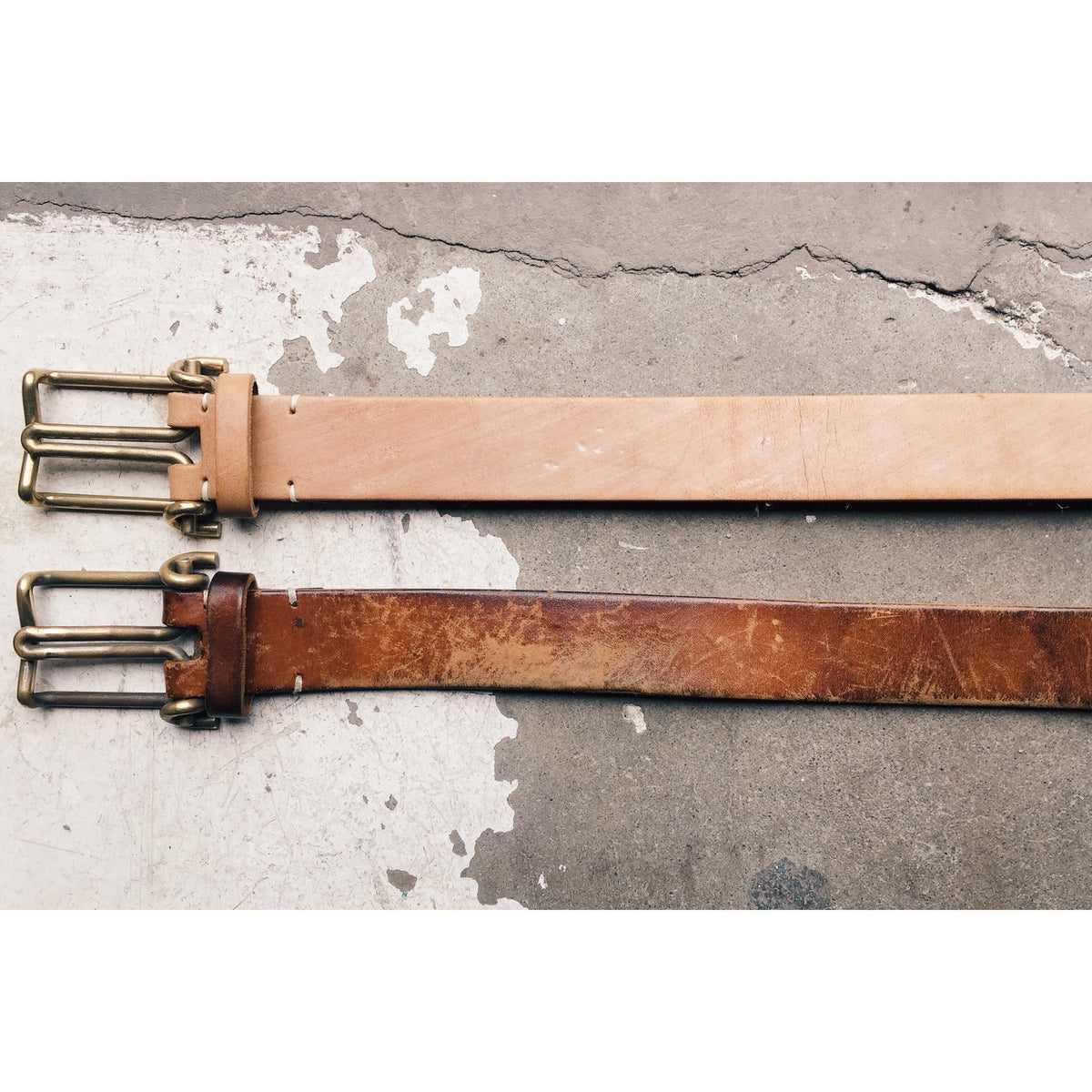 Tender Wire Buckle Belt Oak Bark Tan